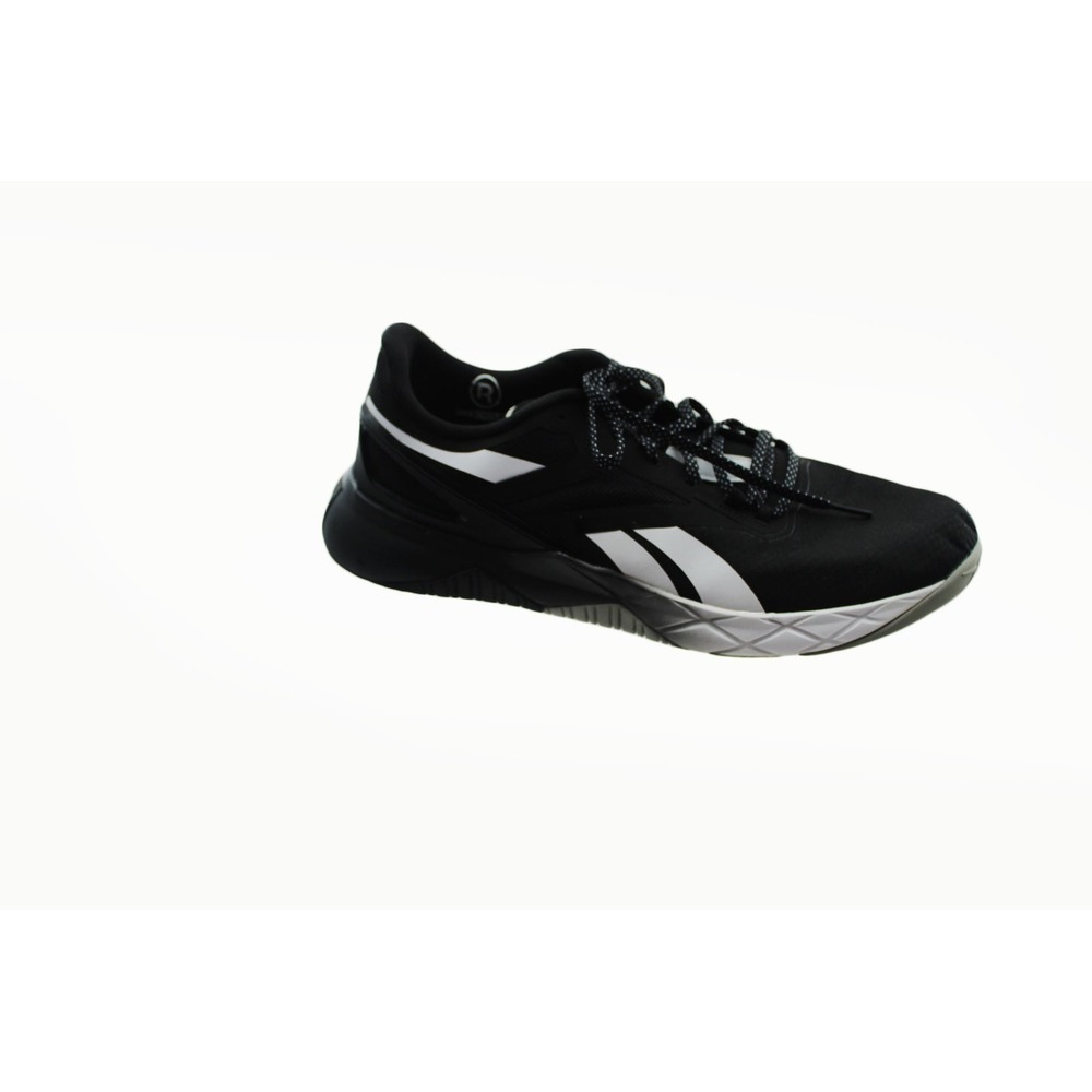 Reebok Nanoflex TR Mens Training Shoes Black White GZ0245 Size‎ 12